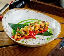 Креветки по-паназиатски 