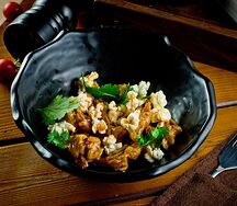 Куриный попкорн в сладком чили-соусе 