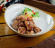 Шашлык из свиной шеи 