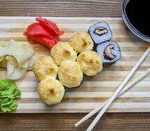 Маки с шиитаке