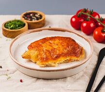 Тилапия с овощами под сыром 