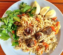 Плов с говядиной