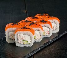 Кани ролл с семгой