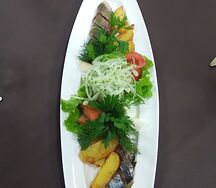 Сельдь с картофелем и овощами