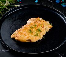 Свинина под сырной шапкой 