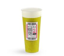 Тропический смузи с сырным кремом 