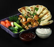 Гиро на тарелке