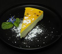 Творожное суфле Манго-маракуйя 