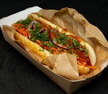 Хот-дог вегетарианский