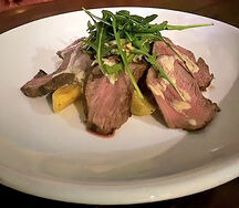 Говядина сс картофелем в сливочно-грибном соусе