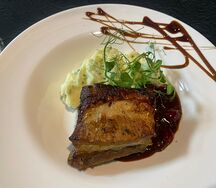 Рёбра свиные с картофелем