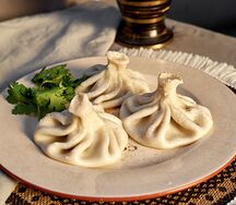 Хинкали с бараниной