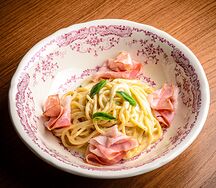 Спагетти карбонара панчетта