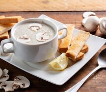 Крем-суп из шампиньонов