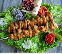 Куриные крылья на углях 