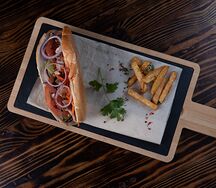 Булка с мясом