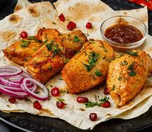 Филе цыплёнка на углях 