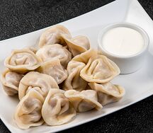 Пельмени свино-говяжьи ручной лепки