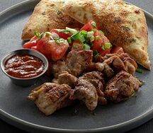 Шашлык из свиной мякоти, фирменный маринад 