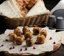 Картошечка с салом на углях 