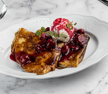 Блинчики карамелизированные с Роте-Грютце