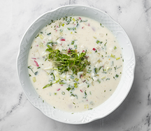 Окрошка на кефире