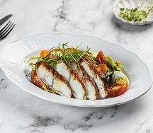 Салат с копченым угрем