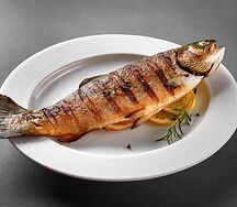 Форель на мангале