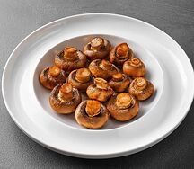 Грибы на мангале