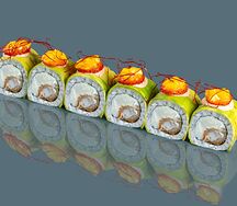 Креветка в авокадо