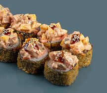 Жареный тар тар с тунцом Еллоуфин и манго