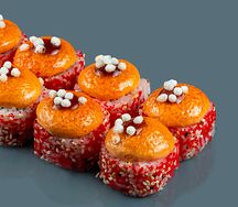 Запечённая калифорния с крабом