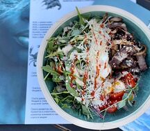 Салат с телятиной