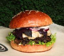 Бургер с грибами