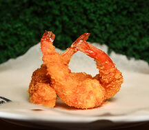 Тигровые креветки в темпуре