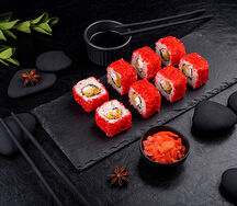 Ролл Калифорния тигровая