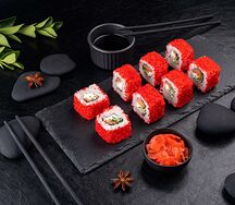 Ролл Сливочная Калифорния с лососем