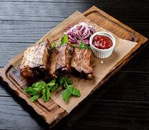 Ребра свиные BBQ