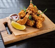 Тигровые креветки в темпуре