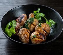 Шампиньоны на углях