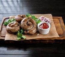 Колбаски куриные на мангале