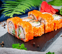 Ролл Калифорния с креветкой