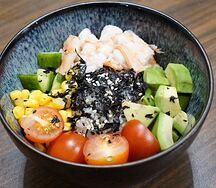 Поке с креветками