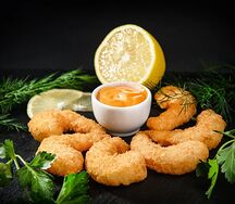 Креветки в панировке 