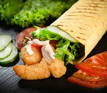 Ролл с креветкой