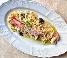 Лингвини с креветками