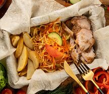ШаурБокс со свининой и овощами