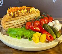 Ход дог с мясом