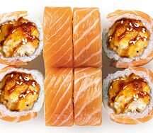 Запеченная Филадельфия с креветками