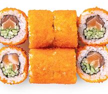 Ролл Калифорния с лососем